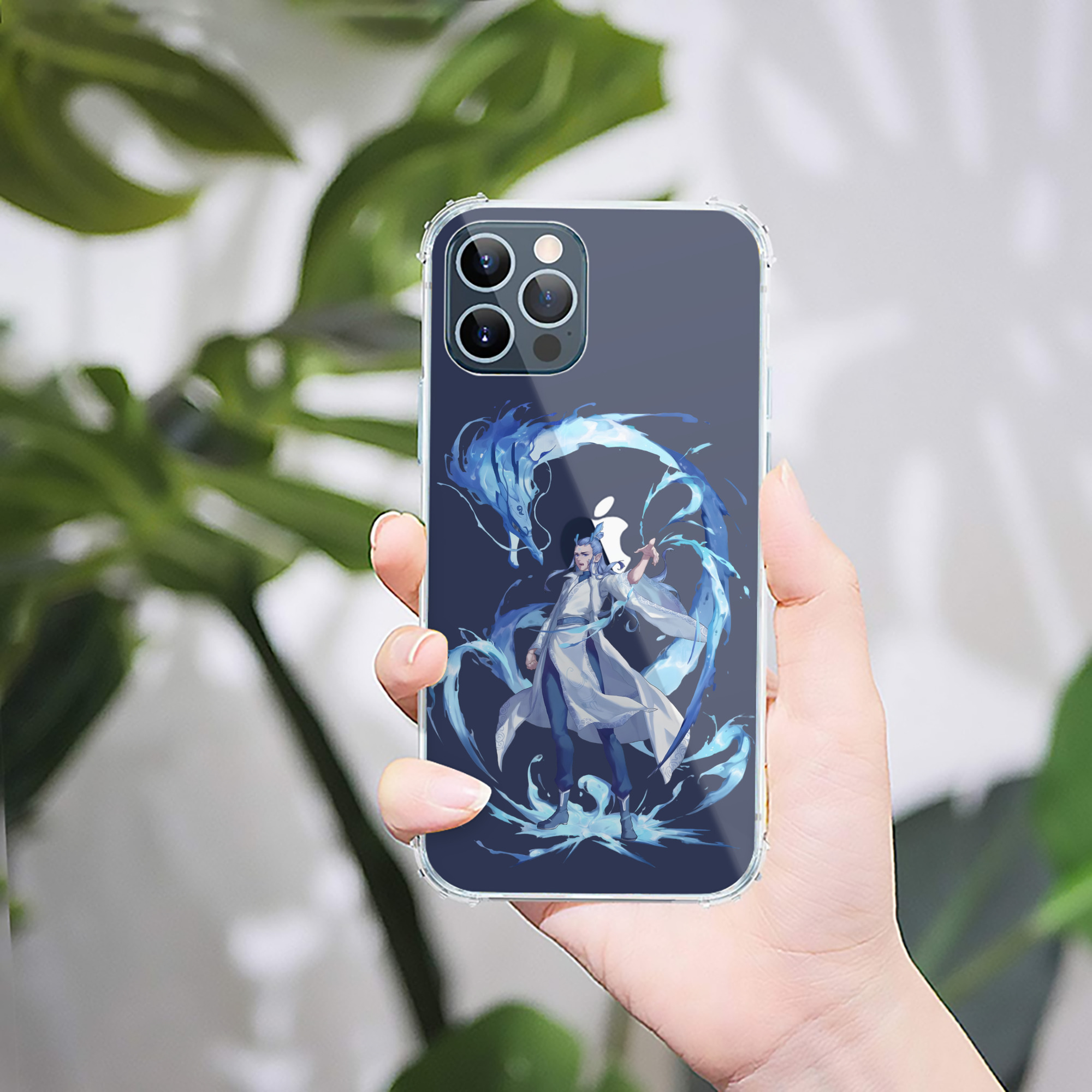 （画像用） Ne Zha 2 ナタ 魔童の大暴れ 【iPhone 12シリーズ対応】透明スマホケース（クリアソフトケース）